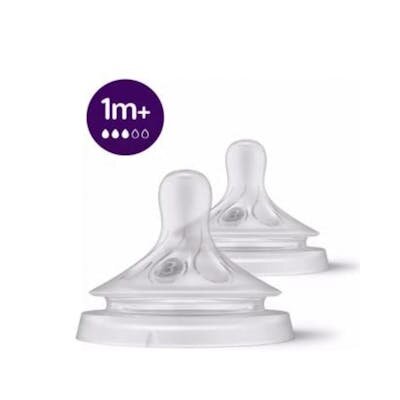 AVENT 2 TETINAS NAT T3-FLUJO MEDIO +1M