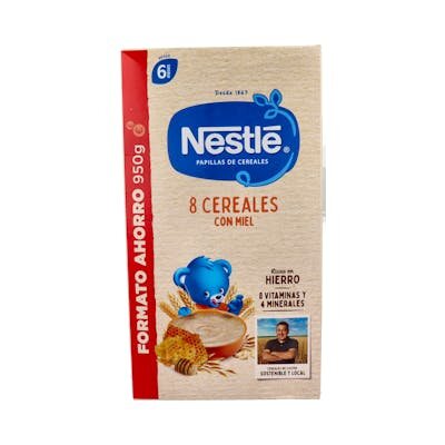 NESTLE PAPILLA 8 CERE CON MIEL 950 GR