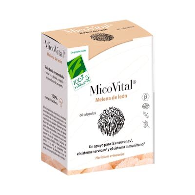 MICOVITAL MELENA DE LEON 60 CAPS 100% NA
