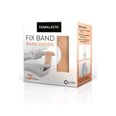 FLS FIX BAND DEDOS BEIGE 4,5M X 2,5CM