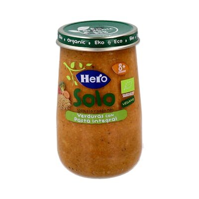 HERO SOLO VERDURA C PASTA INTEGRAL 190GR