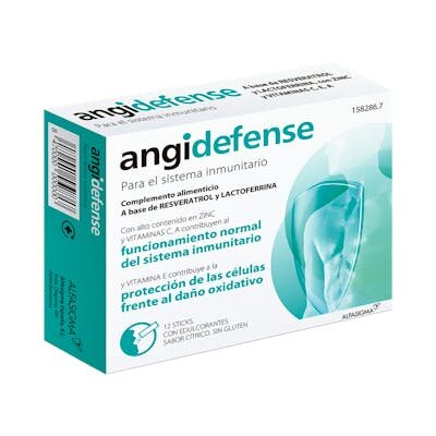 ANGIDEFENSE SABOR CITRICO 12 STICKS BUCO