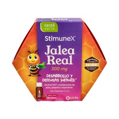 SV JALEA REAL INFAN 20 VIALES 10ML FRESA