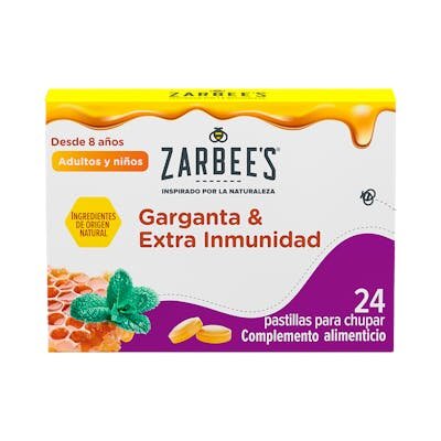 ZARBEES GARGANTA EXTR INMUNIDAD 24 PAST
