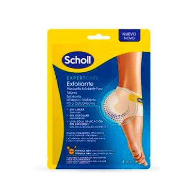 SCHOLL SAFIN MASCARILLA EXFOL TALONES 2U