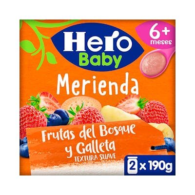 HERO BABY MERIE FRUT VARI GALLE 2X190 GR