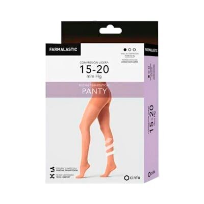 MEDIA LARG FARMALASTIC 15/20MMHG CAMEL S