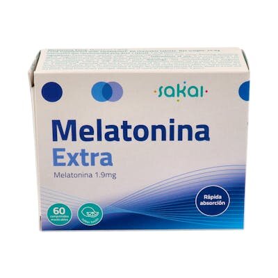 MELATONINA EXTRA 1,9 MG 60COM MAST SAKAI