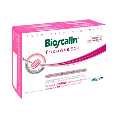 BIOSCALIN TRICOAGE 50+ 30 COMPR