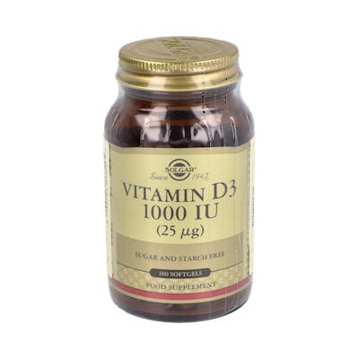 VIT D3 1000 UI 25 MCG 100 CAPS BL SOLGAR