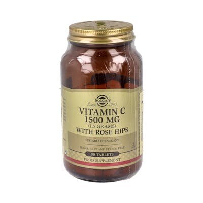 ROSE HIPS C 1.500 MG 90 COMPR SOLGAR