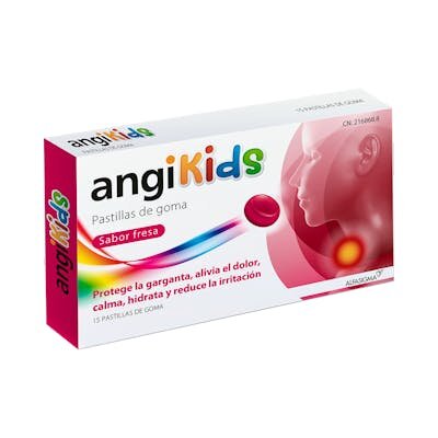 ANGIKIDS 15 PASTILLAS GOMA SABOR FRESA