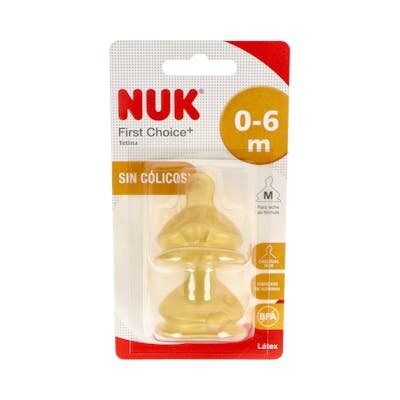 TETINA FC NUK LECHE LATEX 1 M 2 UD
