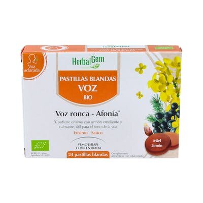 HERBALGEM PAST BLANDAS VOZ CANTANTE 24U