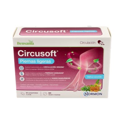 CIRCUSOFT PIERNAS LIGERAS 60 COMPRIMIDOS