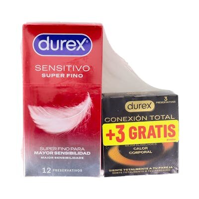 DUREX SENSITIVO SF 12U + 3U CONEX TOTAL