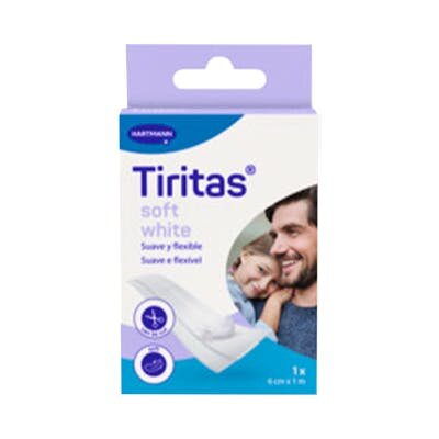 TIRITAS SENSITIVE ELASTIC 6CMX1M 1 ROLLO
