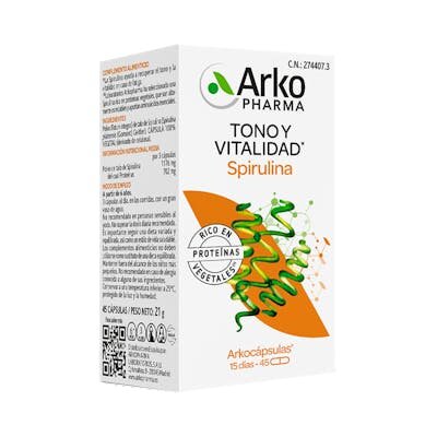 ARKOCAPSULAS SPIRULINA BIO 48 CAPSULAS
