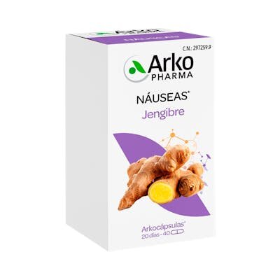 ARKOCAPSULAS JENGIBRE BIO 40 CAPSULAS