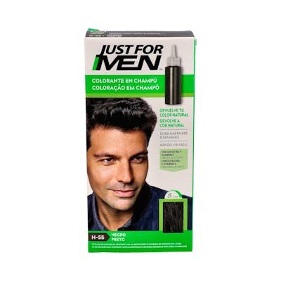 JUST FOR MEN ANTICANAS NEGRO P404