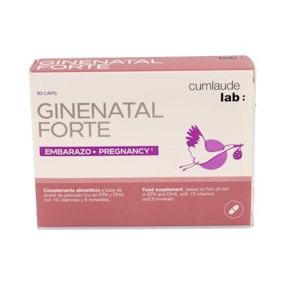 CUMLAUDE GINENATAL FORTE 30 CAPSULAS