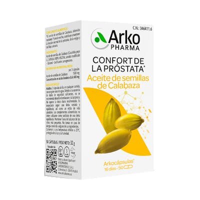 ARKOCAPSULAS CALABAZA ACEITE SEMILL 50CP