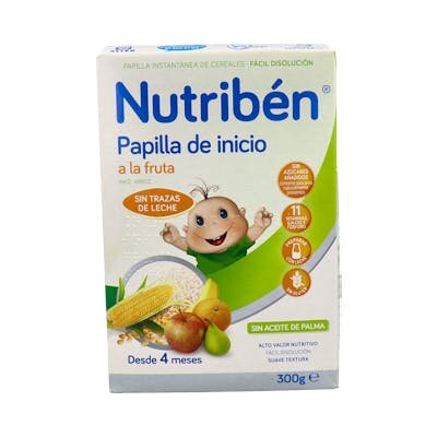 NUTRIBEN PAPILLA INICIO FRUTA 300 G.