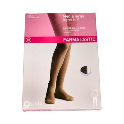MEDIA LARGA FARMALASTIC CAPUCHINO REINA